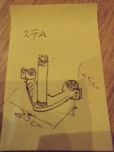 マスターの書いたステム絵